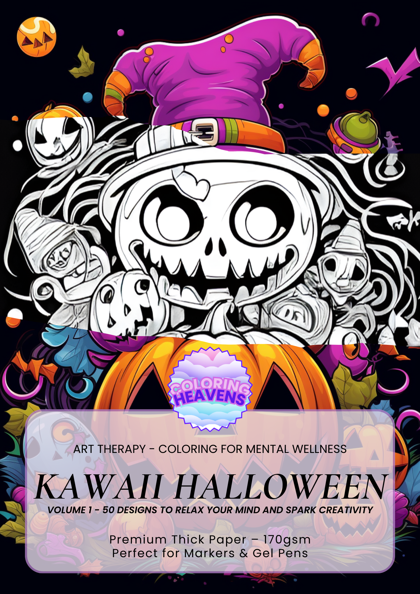 Coffret Halloween Kawaii (4 livres)