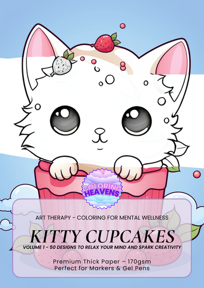 Coffret Cupcakes Kitty (6 livres)