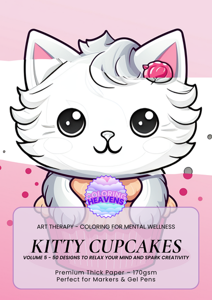 Coffret Cupcakes Kitty (6 livres)