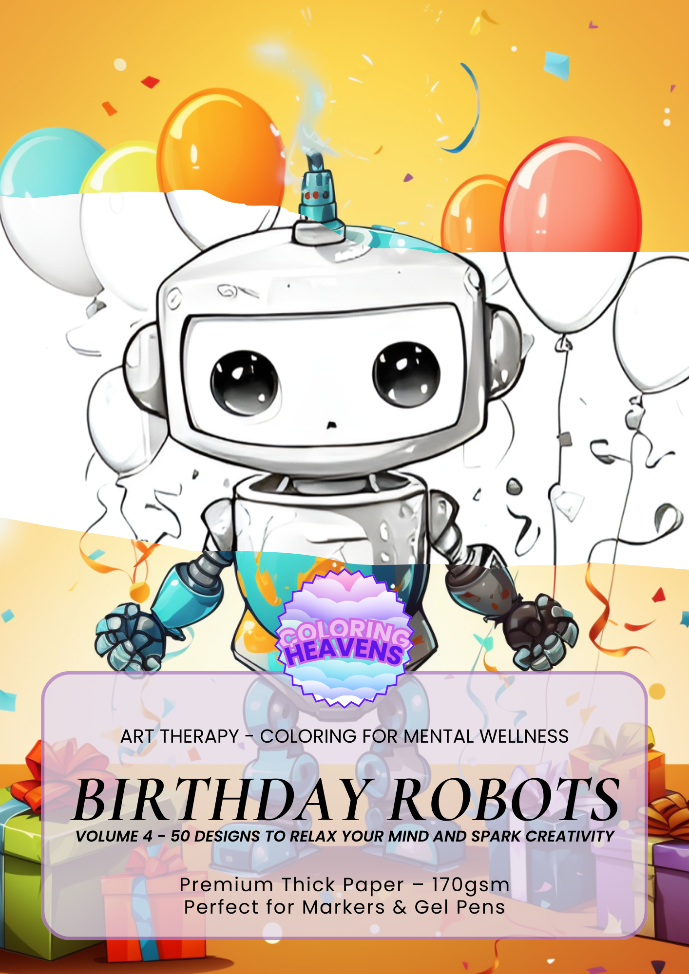 Coffret Robots d'Anniversaire (4 Livres)