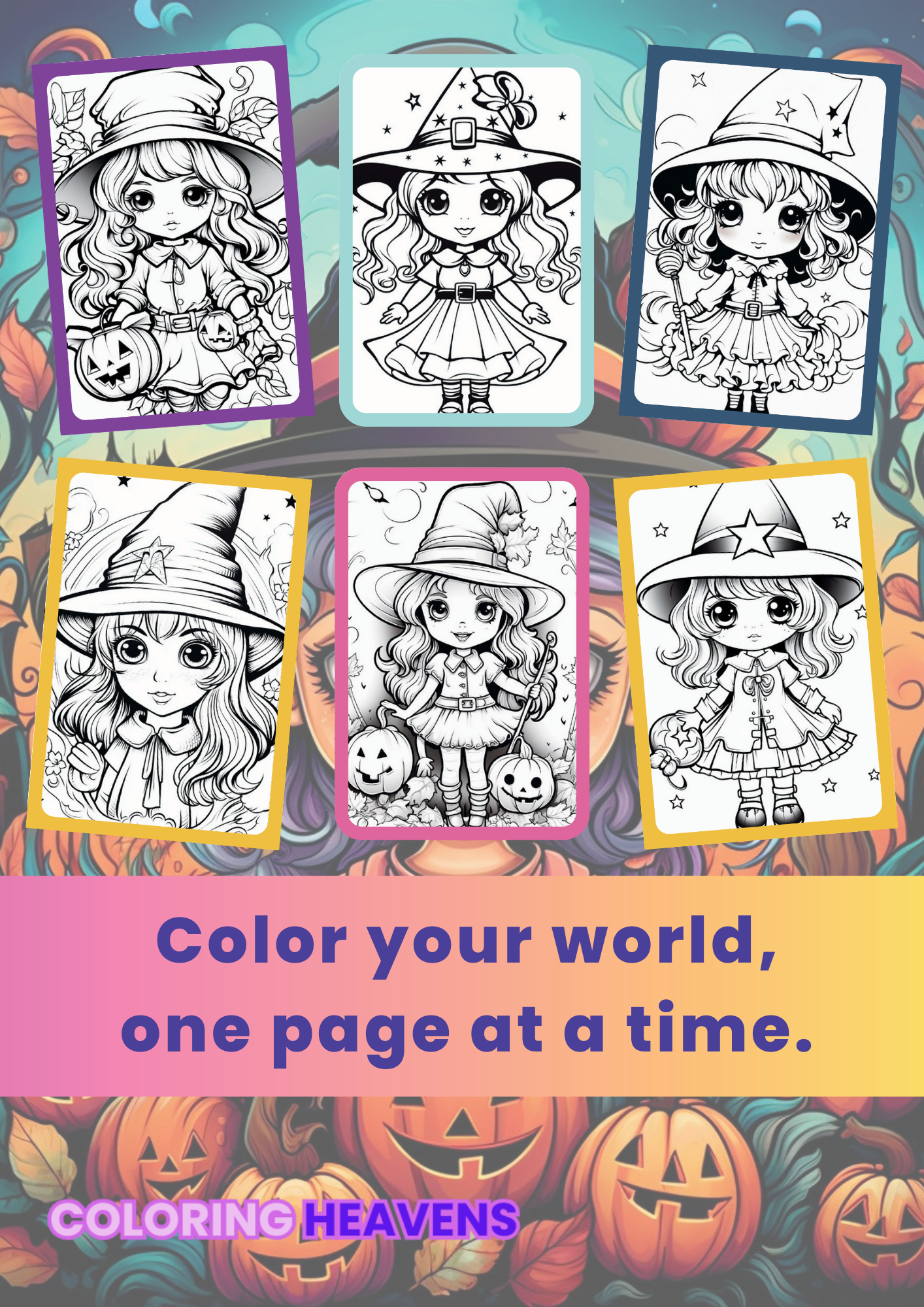 Cute Halloween Witches 2