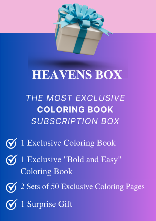 Coffret d'abonnement à Coloring Heavens