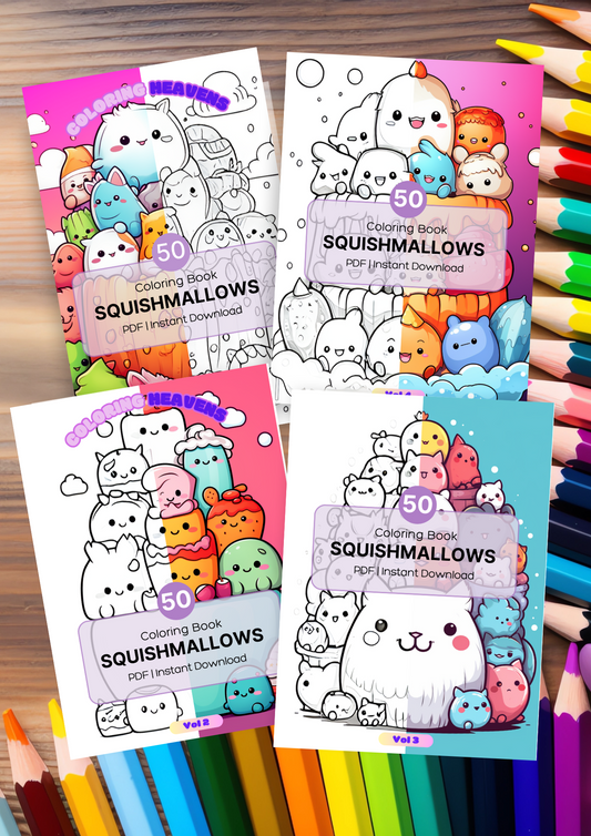 Coffret Squishmallow (4 livres)